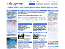 Tablet Screenshot of iliria-agentur.com